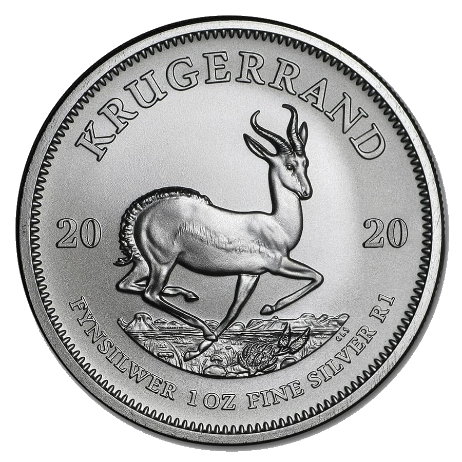 1 oz Silver Krugerrand Bullion Coin - SILVER.RSA.ONE